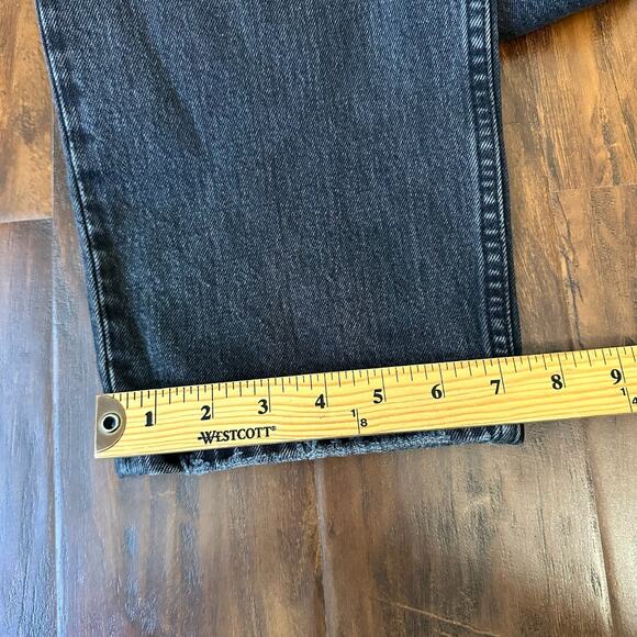 ABERCROMBIE & FITCH The 90s Straight Jeans Black Ultra High Rise - Picture 13 of 13
